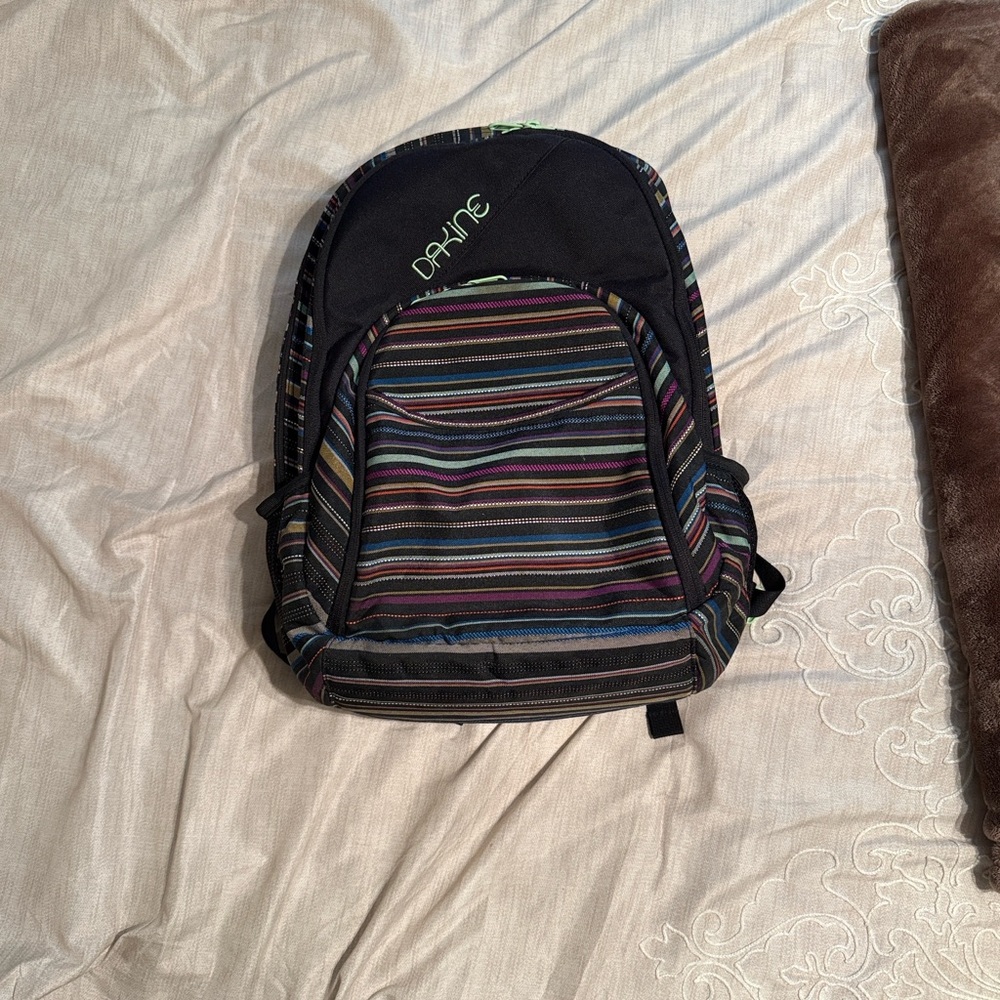 Dakine Multicolor Striped Backpack EUC